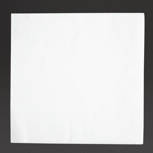 Fiesta Recyclable Dinner Napkin White 40x40cm 2ply 1/4 Fold (Pack of 2000)