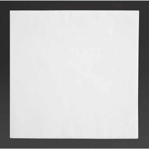 Fiesta Recyclable Dinner Napkin White 40x40cm 3ply 1/4 Fold (Pack of 1000)