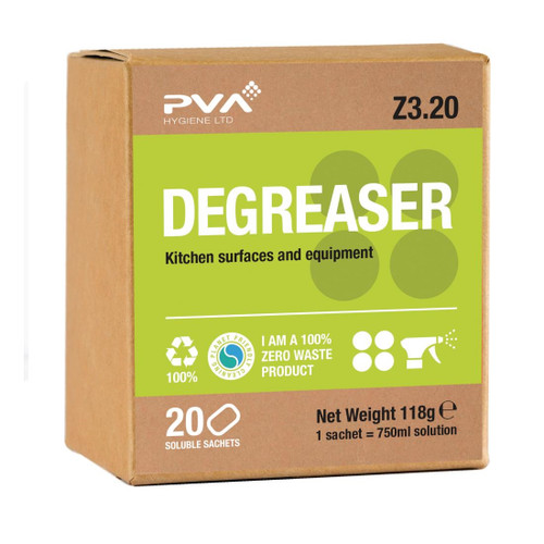 PVA Hygiene Degreaser Soluble Sachets for Triggers (20 Sachets)