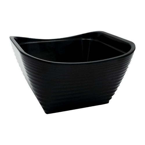 Creative Retail Display Sahara 1/4 GN Dish Black 265x162x100mm (Pack of 6)