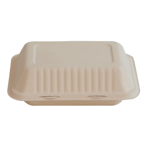 eGreen Eco-Fibre Compostable Wheat Food Boxes Large (Pack of 250)