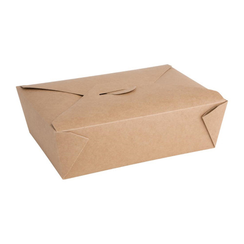 Fiesta Recyclable Cardboard Takeaway Food Containers 197mm (Pack of 200)