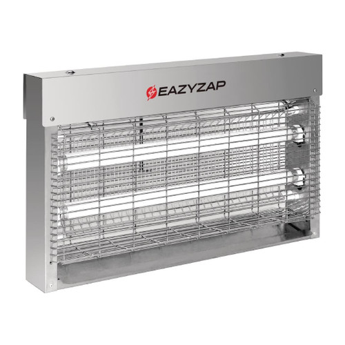 Eazyzap Energy Efficient Stainless Steel LED Fly Killer 100m²