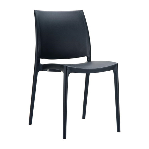 Maya Side Chair Black