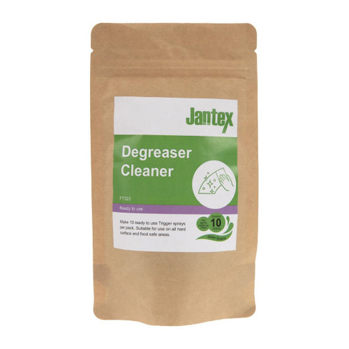 Jantex Green Kitchen Degreaser Cleaner Sachets (Pack of 10)