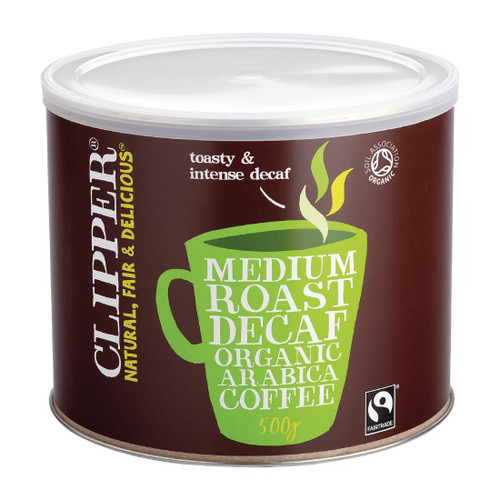 Clipper Fairtrade Decaf Coffee 500g