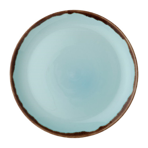 Dudson Harvest Coupe Plates Turquoise 288mm (Pack of 12)