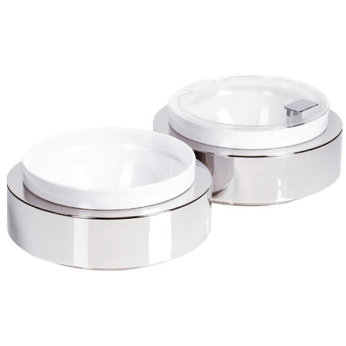 APS Frames Stainless Steel Large Round Buffet Bowl Box