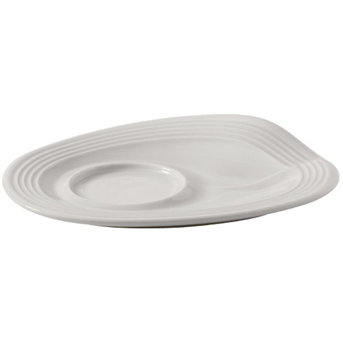 Revol Froisses Espresso Saucers White 130mm (Pack of 6)