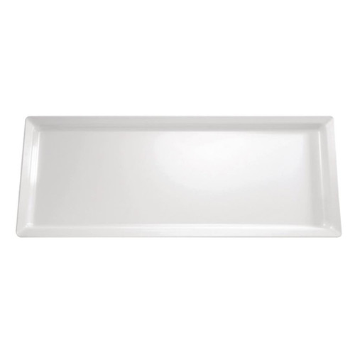 APS Pure Melamine Rectangular Tray White 650mm