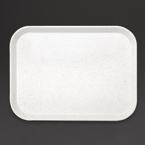 Olympia Kristallon Fibreglass Canteen Tray Light Granite 405mm