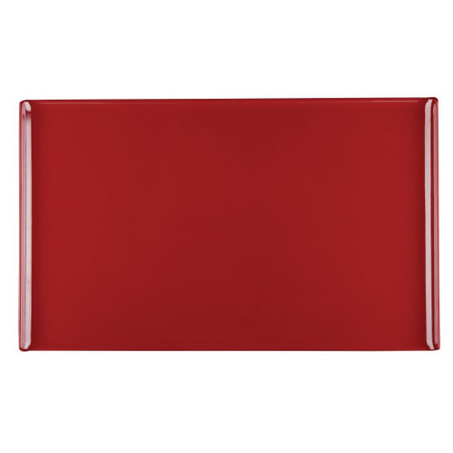 Alchemy Buffet Red Melamine Rectangular Trays 530x 325mm (Pack of 2)