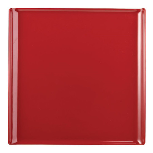 Alchemy Buffet Red Melamine Square Trays 303mm (Pack of 4)