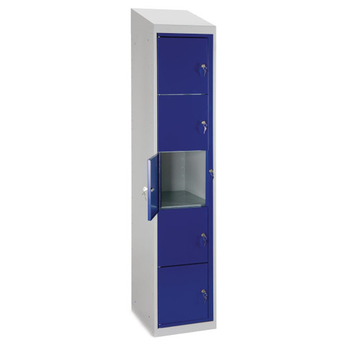 Garment 5 Door Dispensing Locker Sloping Top