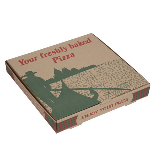 Compostable Printed Pizza Boxes 12" (Pack of 100)