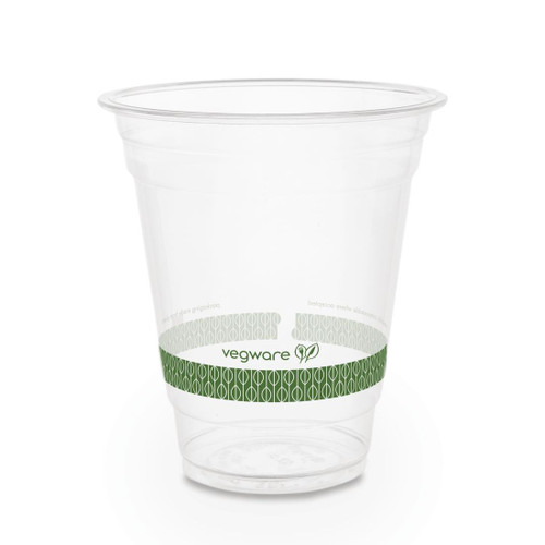 Vegware Compostable PLA Cold Cups 340ml / 12oz (Pack of 1000)