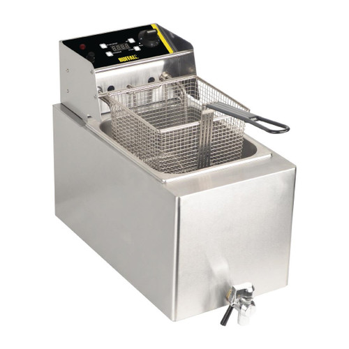 Buffalo Single Tank Single Basket Countertop Electric Fryer 3kW