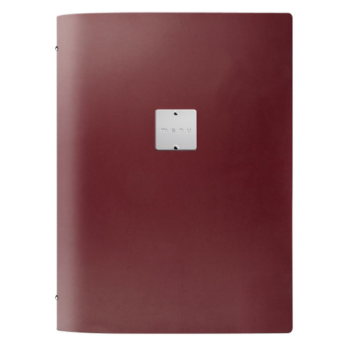 DAG Fashion Leather Menu Cover A4 Bordeaux