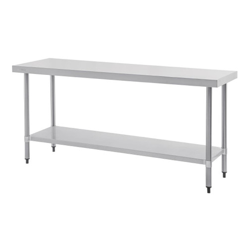 Vogue Stainless Steel Prep Table 1800mm