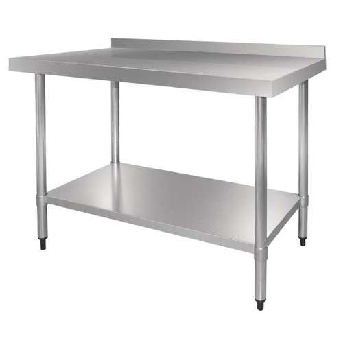 Vogue Stainless Steel Table with Upstand 600mm