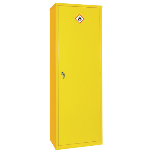 COSHH Cabinet Single Door Yellow 20Ltr