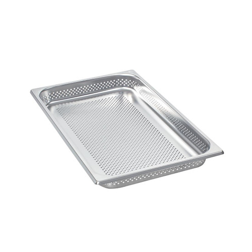 Rational perforated stainless steel GN 1/1 x 90 container - Ref 6015.1195