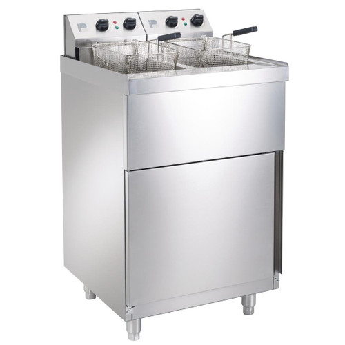 Parry Twin Tank Twin Basket Free Standing Electric Fryer NPDPF6