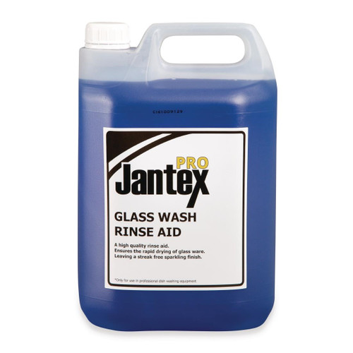 Jantex Pro Glasswasher Rinse Aid Concentrate 5Ltr