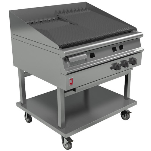 Falcon Dominator Plus Natural Gas Chargrill On Mobile Stand G3925
