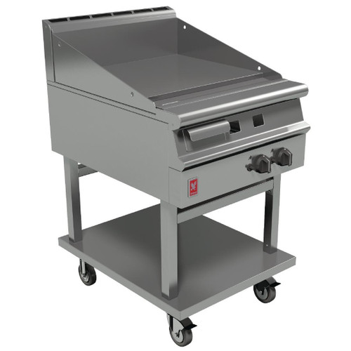 Falcon Dominator Plus 600mm Wide Smooth Natural Gas Griddle on Mobile Stand G3641