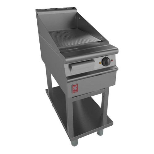 Dominator Plus 400mm Wide Ribbed Griddle on Fixed Stand E3441R