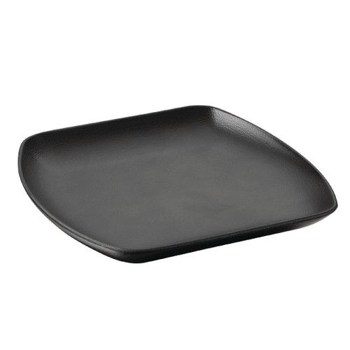 Revol Club Square Plate Black 210mm (Pack of 6)