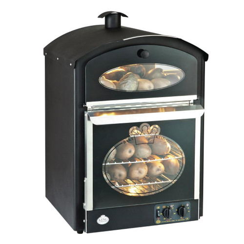 King Edward Bake King Mini Potato Oven Black BKM-BLK