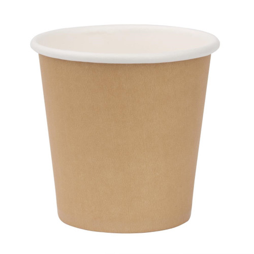 Fiesta Recyclable Espresso Cups Single Wall Kraft 112ml / 4oz (Pack of 1000)