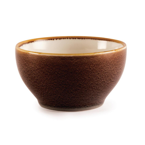 Olympia Kiln Round Bowl Bark 140mm (Pack of 6)