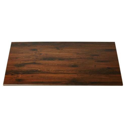Werzalit Rectangular Table Top Antique Oak 1100mm