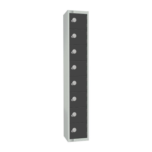 Elite Eight Door Electronic Combination Locker Graphite Grey