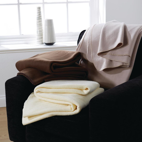 Mitre Essentials Polar Blanket Cream Single