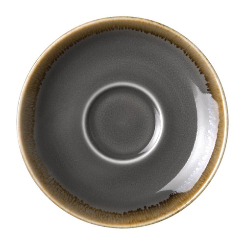 Olympia Kiln Espresso Saucer Smoke (Pack of 6)