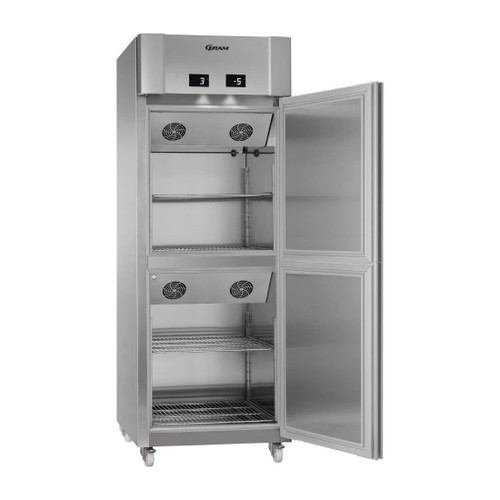 Gram Eco Twin 2 Half Door 572Ltr Combi Fridge/Meat Fridge KM 82 CCG C1 4S