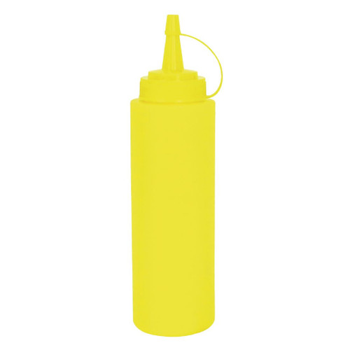 Vogue Yellow Squeeze Sauce Bottle 8oz