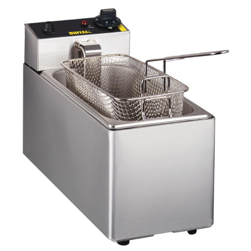 Buffalo Single Tank Single Basket Countertop Fryer 2kW