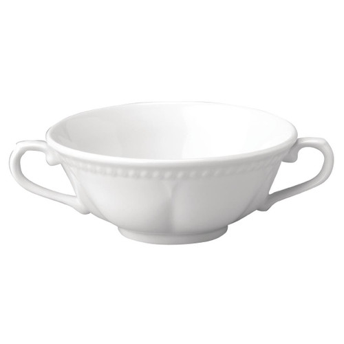 Churchill Buckingham White Handled Soup Bowls 384ml (Pack of 24)
