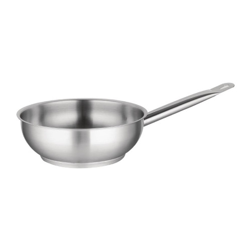 Vogue Stainless Steel Sauté Pan 240mm