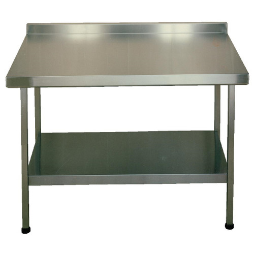 Franke Sissons Stainless Steel Wall Table with Upstand 900x600mm