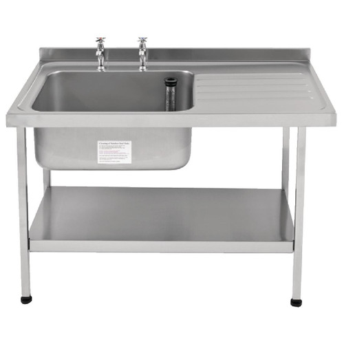 Franke Sissons Self Assembly Stainless Steel Sink Right Hand Drainer 1200x650mm