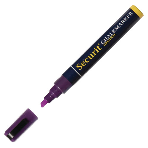 Securit 6mm Liquid Chalk Pen Purple