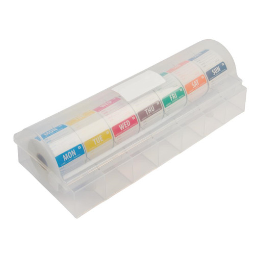 Removable Colour Coded Food Labels with 2" Dispenser