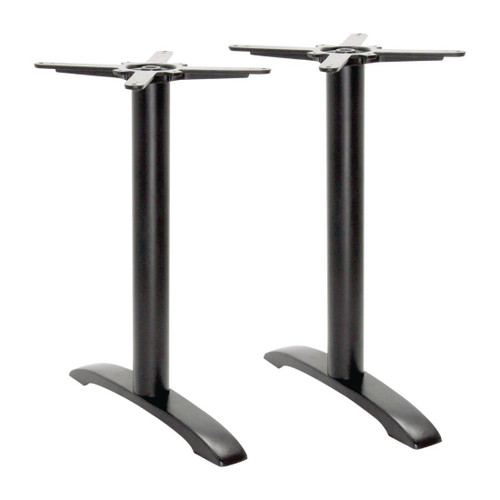 Bolero Cast Iron Twin Leg Poseur Table Base