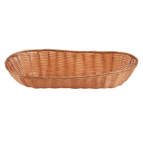 Poly Wicker Large Baguette Basket (Pack of 6)